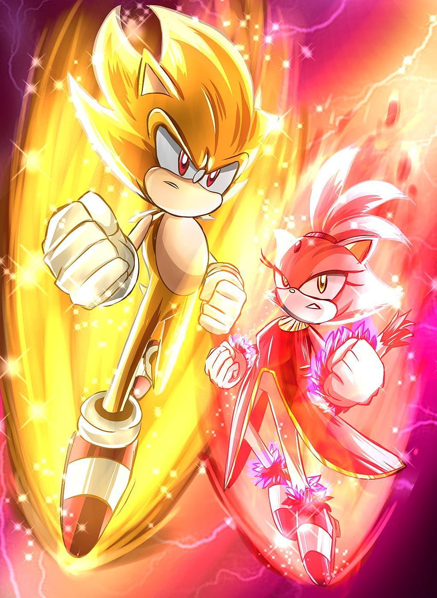 Super Sonic and Burning Blaze Fanart Sonic Rush by jonnisalazar on DeviantArt in 2020, ナルトとソニック HD電話の壁紙
