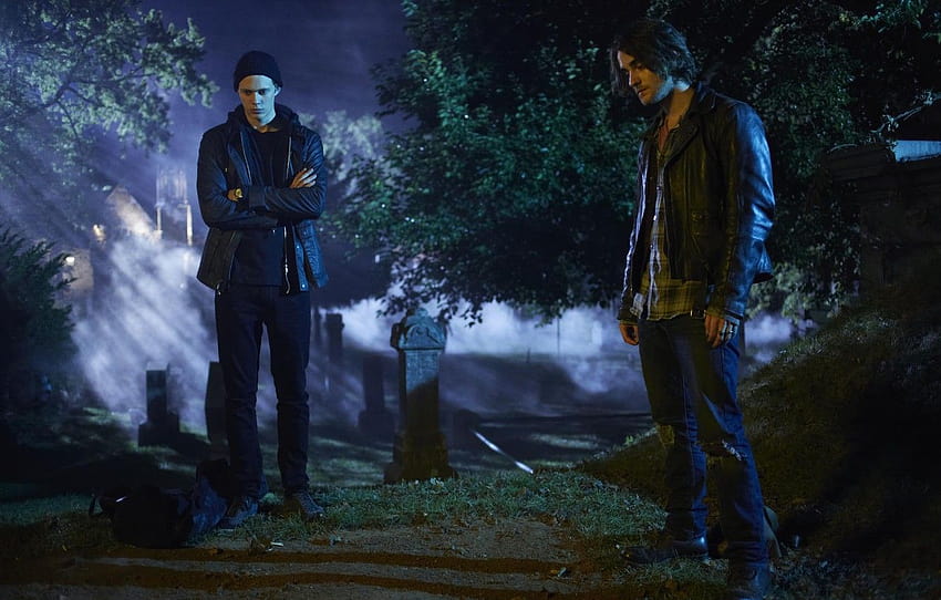 night, guys, grave, Hemlock Grove HD wallpaper night, guys, grave, Hemlock Grove HD wallpaper