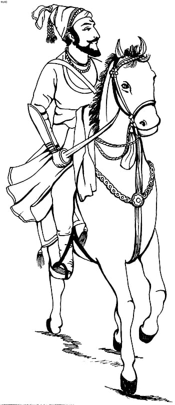 Great Pencil Sketch Of Shivaji Maharaj | DesiPainters.com-saigonsouth.com.vn