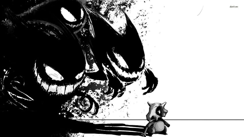 Dark Gengar and Cubone in Pokemon HD wallpaper | Pxfuel