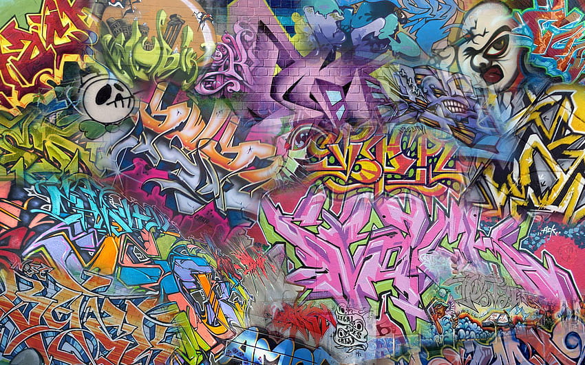 Seni Grafiti Tumblr Hippie Gulma Definisi Tinggi Wallpaper HD