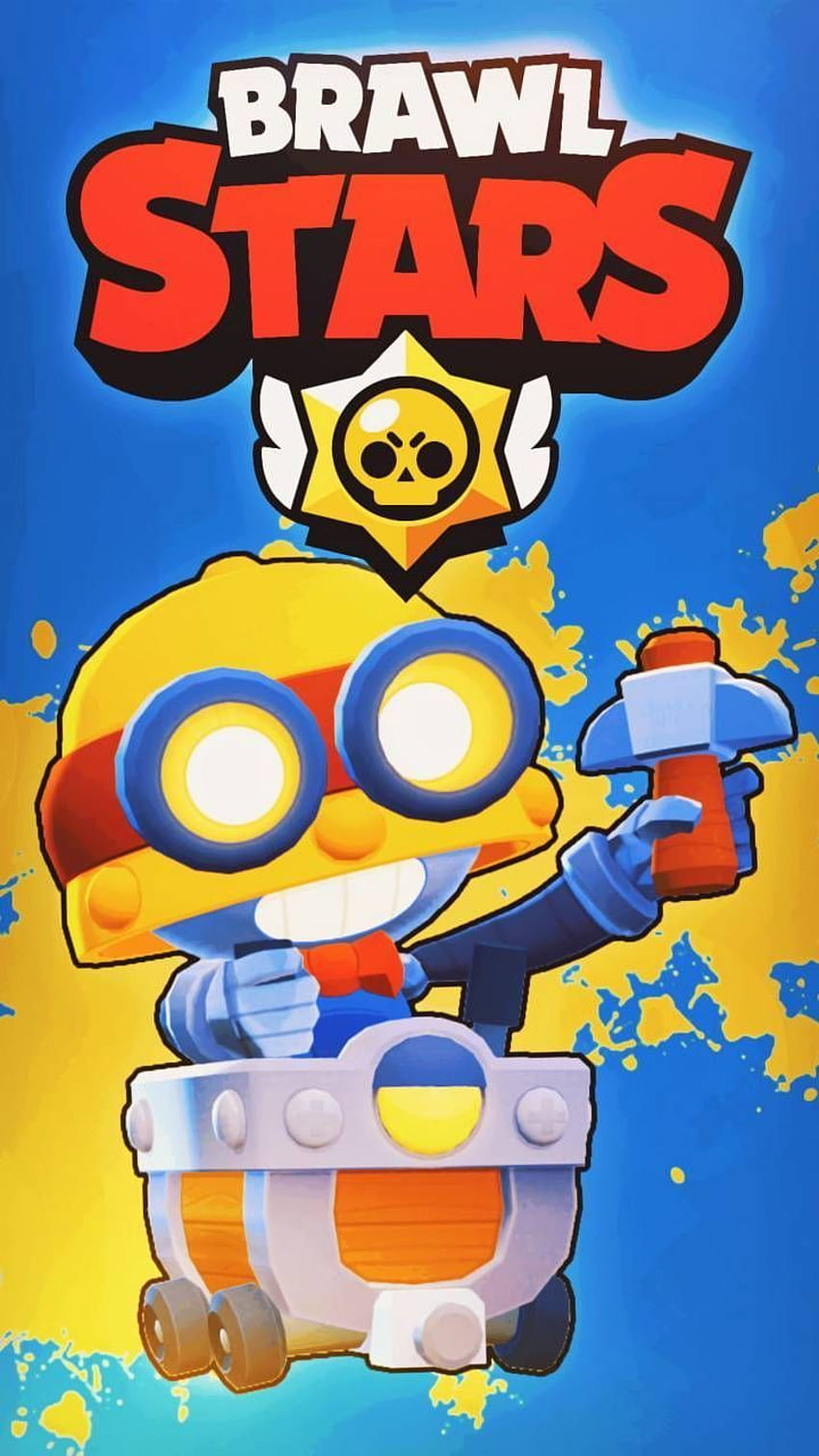 Carl Brawl Stars, brawl stars characters HD phone wallpaper