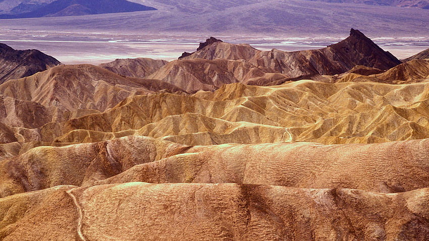 Zabriskie Point, Death Valley, อุทยานแห่งชาติหุบเขามรณะ วอลล์เปเปอร์ HD