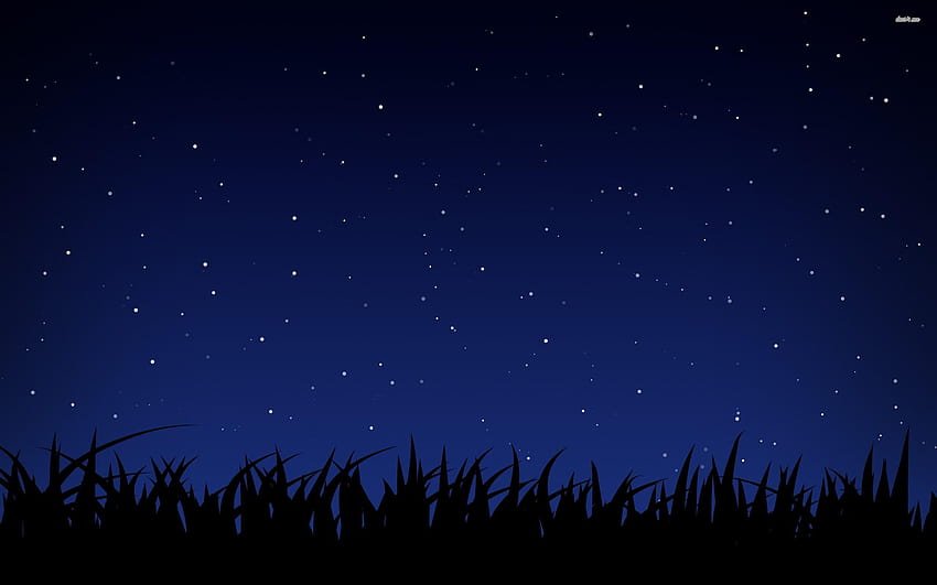 Klarer Nachthimmel HD-Hintergrundbild