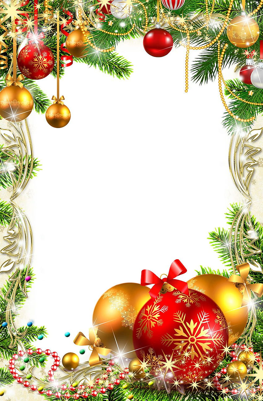 Cadres joyeux Noël, bordures joyeux Noël Fond d'écran de téléphone HD