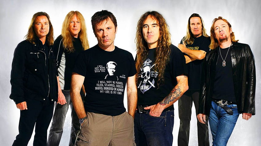 Iron Maiden Bands Gruppen Unterhaltung Hard Rock Heavy Metal Leute Männer Männer Musiker HD-Hintergrundbild