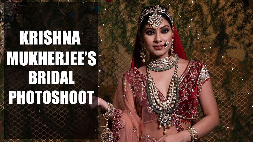 Yeh Hai Mohabbatein actress Krishna Mukherjee stuns in a bridal hoot HD wallpaper