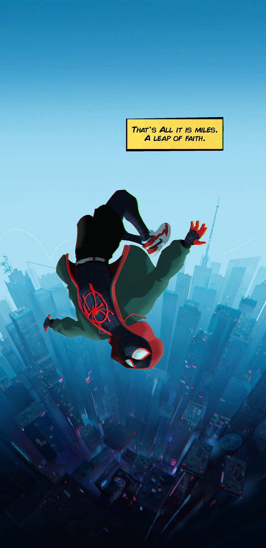 Leap Of Faith Spiderman HD phone wallpaper