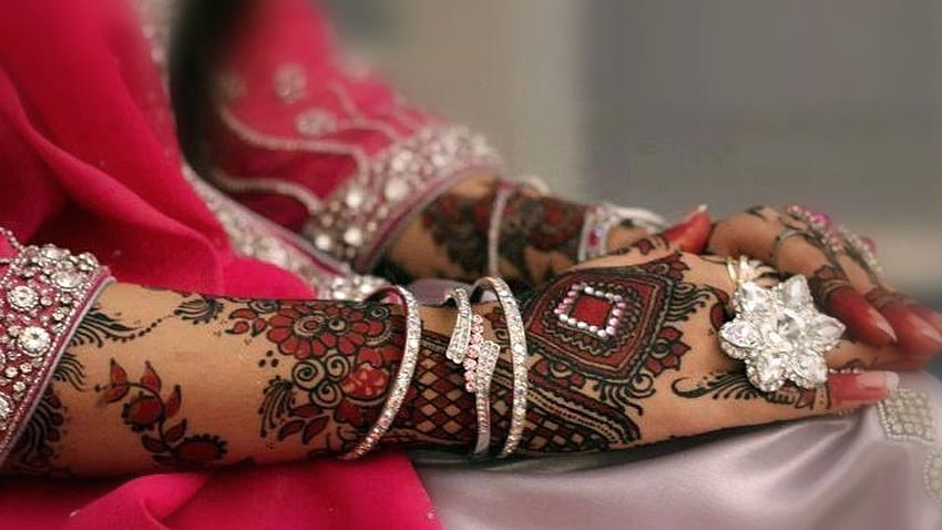 New Stylish Bridal Mehandi Design For [1600x900] for your , Mobile & Tablet HD wallpaper