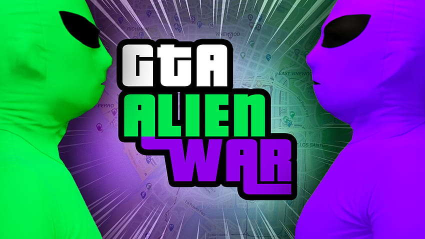 Green Versus Purple: The Alien Gang War That Hijacked GTA Online, the purple gang HD wallpaper