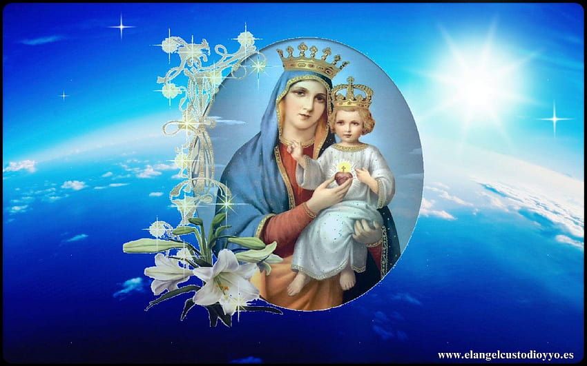 9 Mother Mary Heart Mobile, madha HD wallpaper