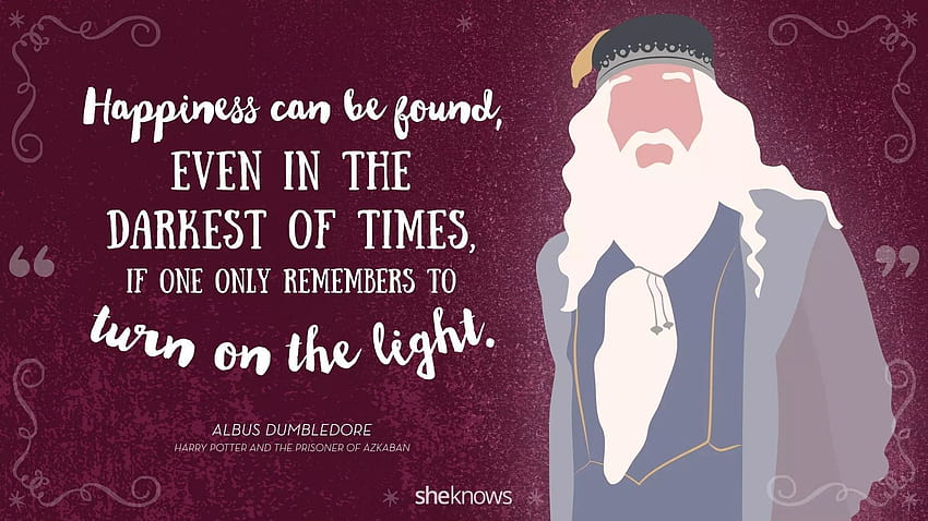 Albus Dumbledore, dumbledore quotes HD wallpaper