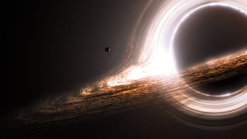 Schwarze Löcher, schwarzes Computerloch HD-Hintergrundbild