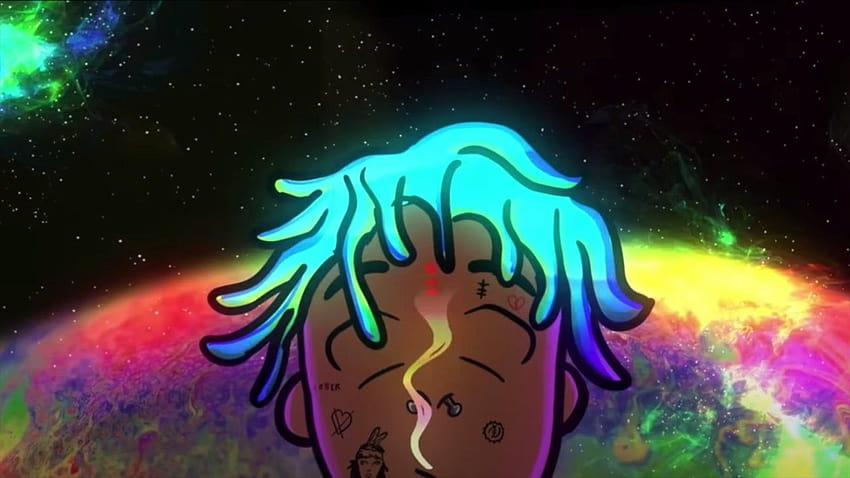 idk if someones already done this but I made an animated with the myron vid : liluzivert HD wallpaper