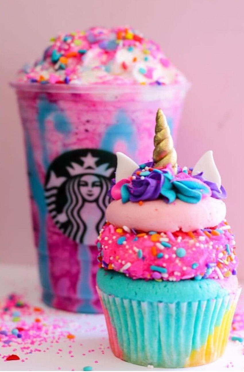 ♥ SUPERFICIAL ♥, cupcakes arcoiris fondo de pantalla del teléfono | Pxfuel
