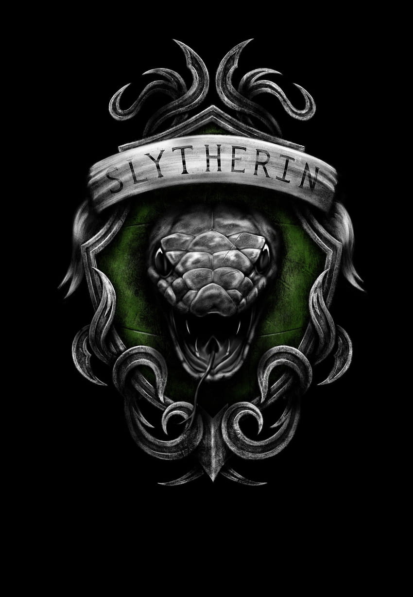 Slytherin Crest on Dog, slytherin college HD phone wallpaper