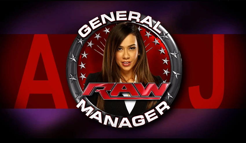 AJ Lee WWE Raw GM Eksklusif Wallpaper HD