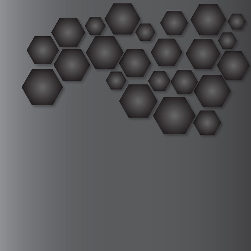 Geometric Polygon Black And Gray Backgrounds Vector HD phone wallpaper