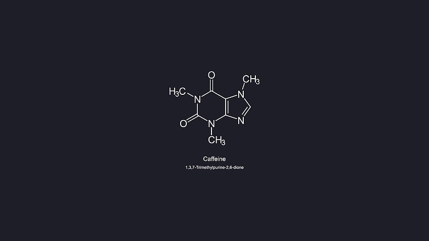 Ossitocina :, molecola di caffeina Sfondo HD