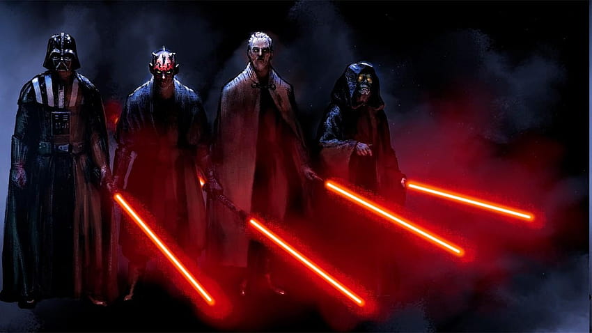 Star Wars, Sith, Darth Vader, Darth Maul, Darth Sidious, darth vader and jedi queen HD wallpaper