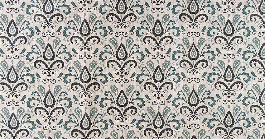 Floral Paisley Design Vinyl Flannel Back Tablecloth HD wallpaper