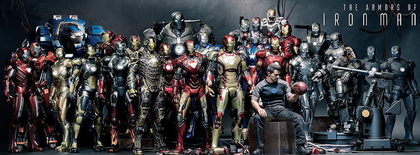 Iron Man Bleeding Edge Armor, всички костюми на Iron Man HD тапет
