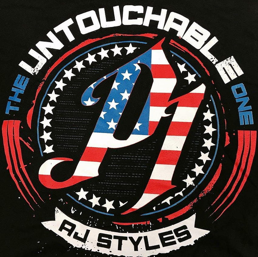 Недосегаемият AJ Styles, лого на aj styles HD тапет