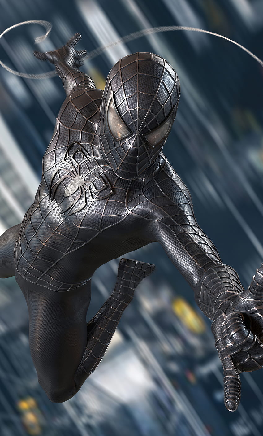1280x2120 Spider Man Black Symbiote Suit iPhone, planos de fundo e Papel de parede de celular HD