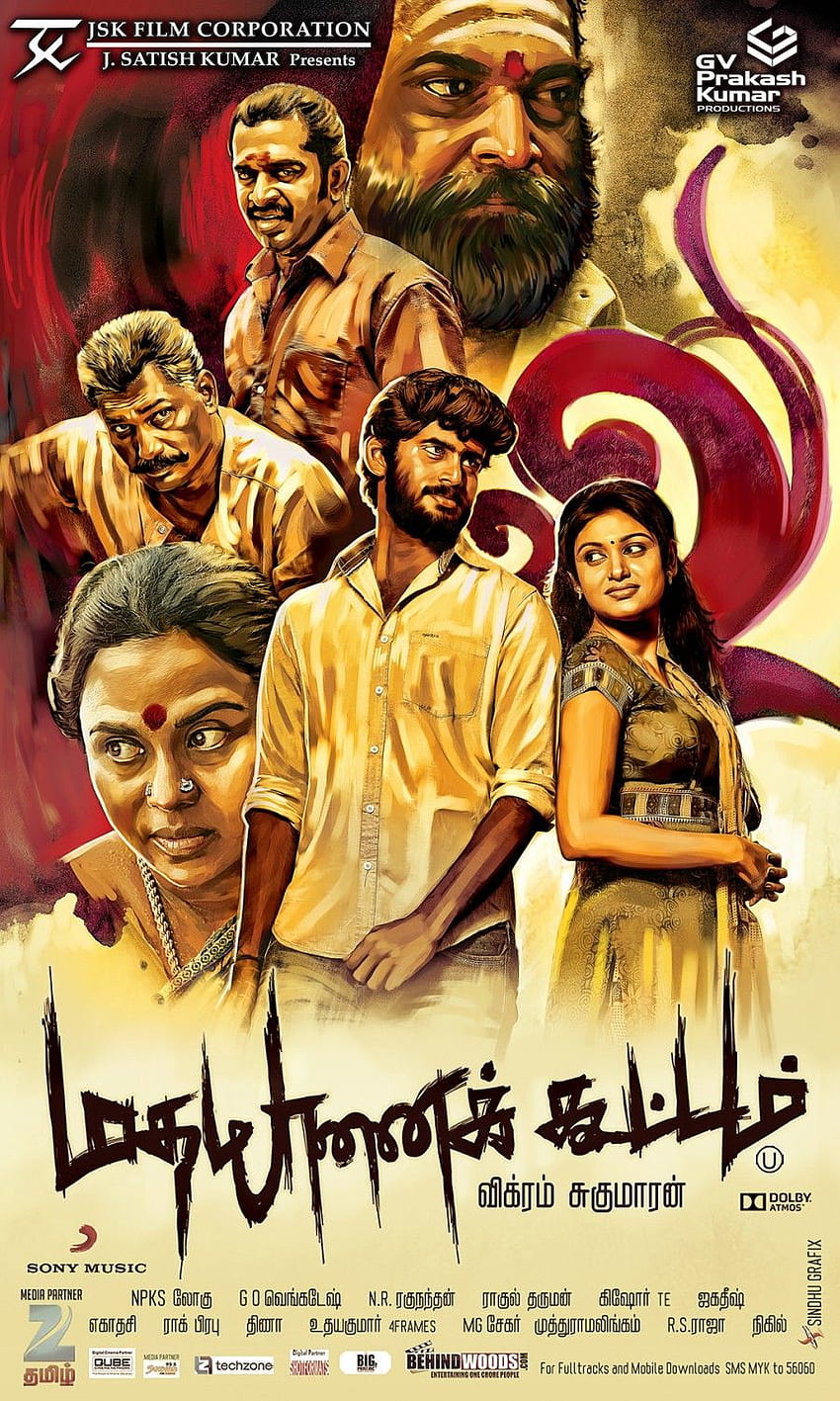 Poster Film Madha Yaanai Koottam wallpaper ponsel HD
