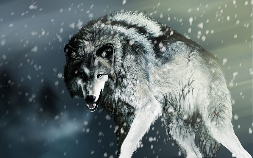 Anime alpha wolf HD wallpaper | Pxfuel