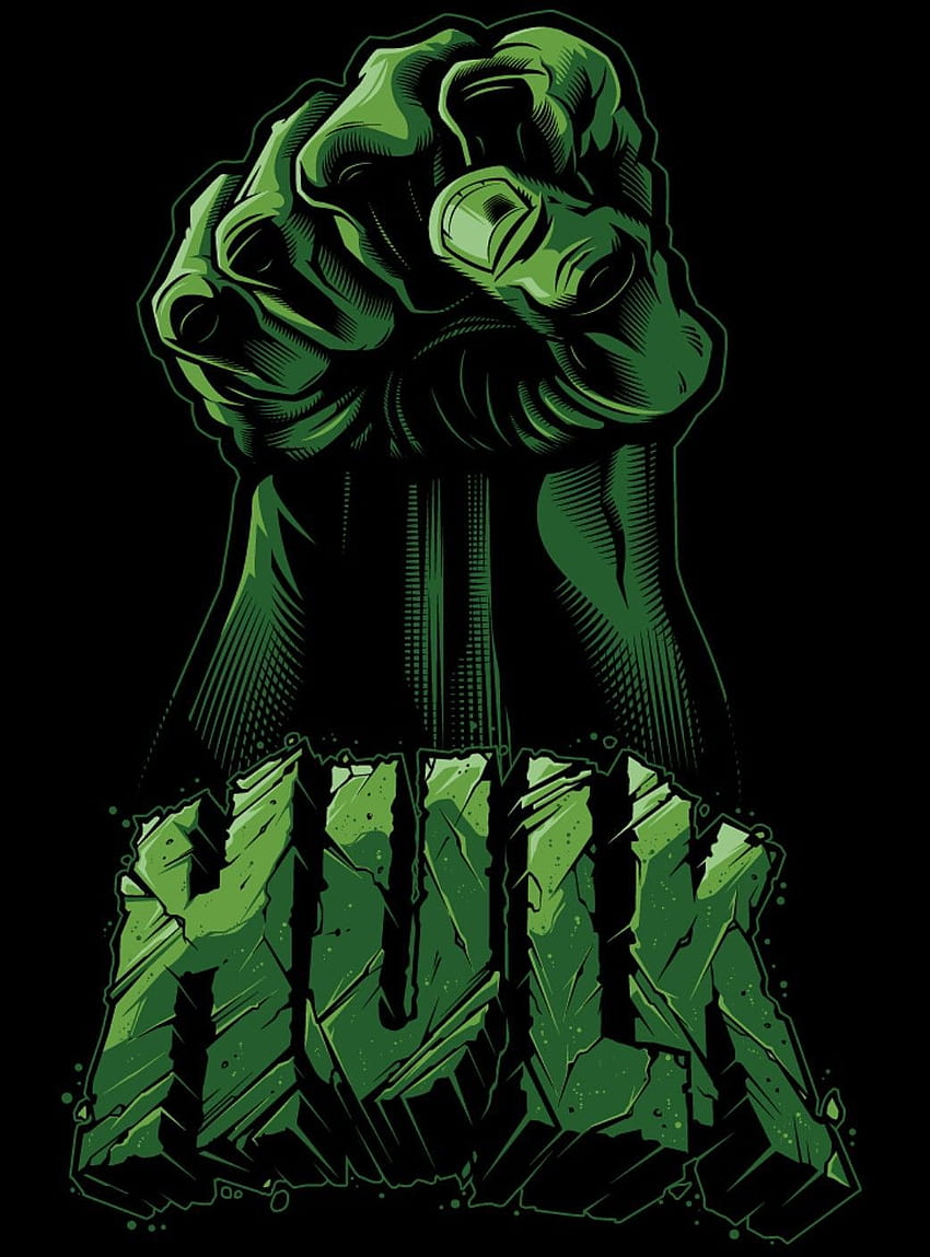 O Hulk Na minha época, o personagem era interpretado por Lou Ferrigno., ícone do hulk minimalista Papel de parede de celular HD
