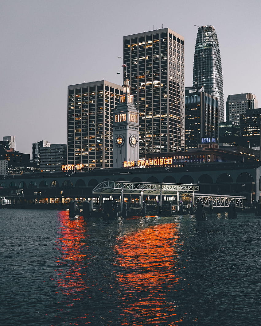 San Francisco Ferry Building, San Francisco, United States, san francisco giants 2019 HD phone wallpaper