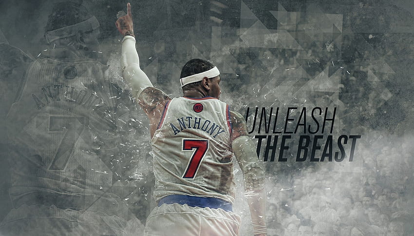 Sport NBA Carmelo Anthony New York Basketball 7 Knicks, Trikot 7 HD-Hintergrundbild