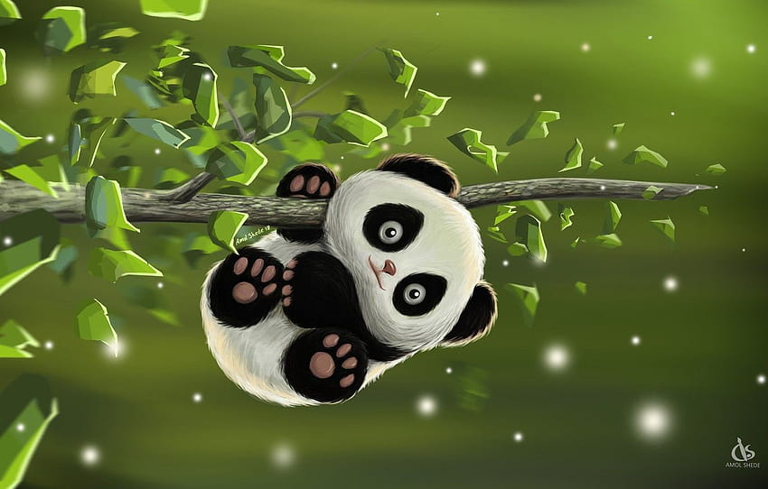 Photo wallpaper wall pictures 3D modern anime cute panda wallpaper wall  picture for children's room living room TV background Ho wall decoration  photo wallpaper 3D wallpaper effect fleece wall picture bedroom 430