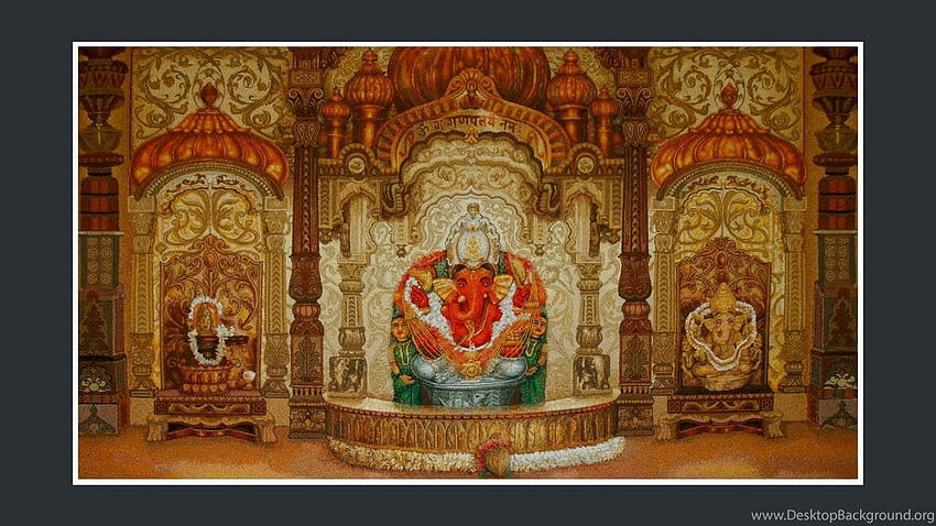 Храмът Siddhivinayak Mumbai: {Ganesh Chaturthi Special } MumbaiRock Backgrounds HD тапет
