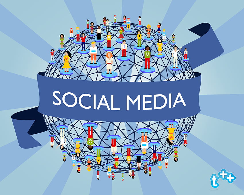 Social Network, social media logos HD wallpaper