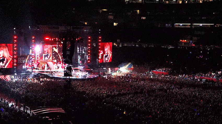 Koncert Taylor Swift na stadionie Gillette, koncert Tapeta HD