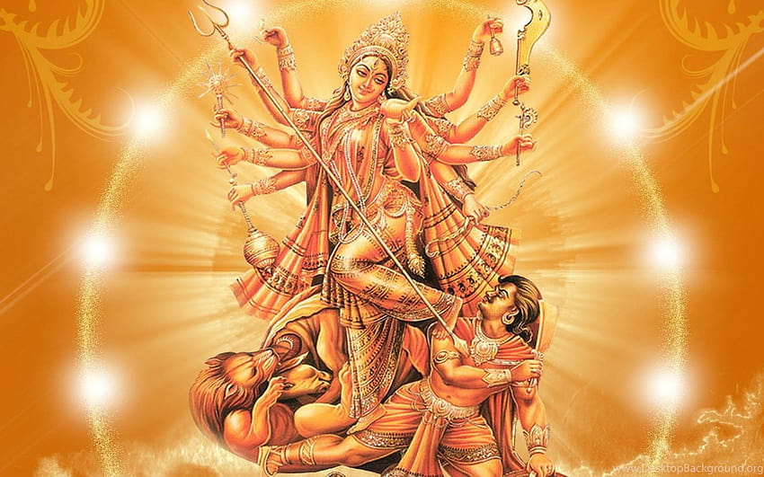 Goddess Durga Wide High Definition For ... Backgrounds, jagdamba HD wallpaper