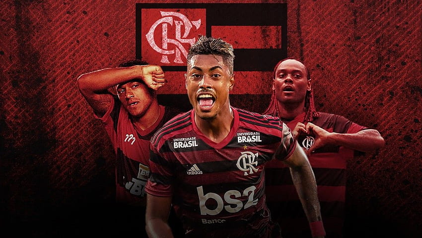Bruno Henrique, Marcinho e Love serisini tekrar ediyor ve Flamengo à quinta artilharia HD duvar kağıdı