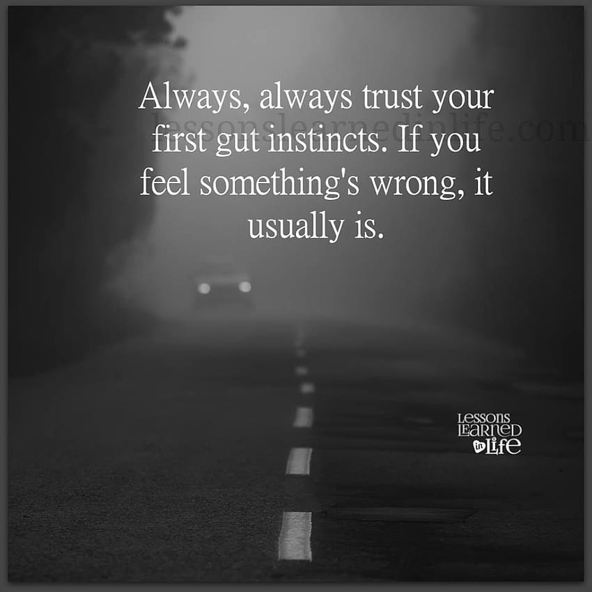 Quotes about Gut instincts, trust your instincts HD phone wallpaper