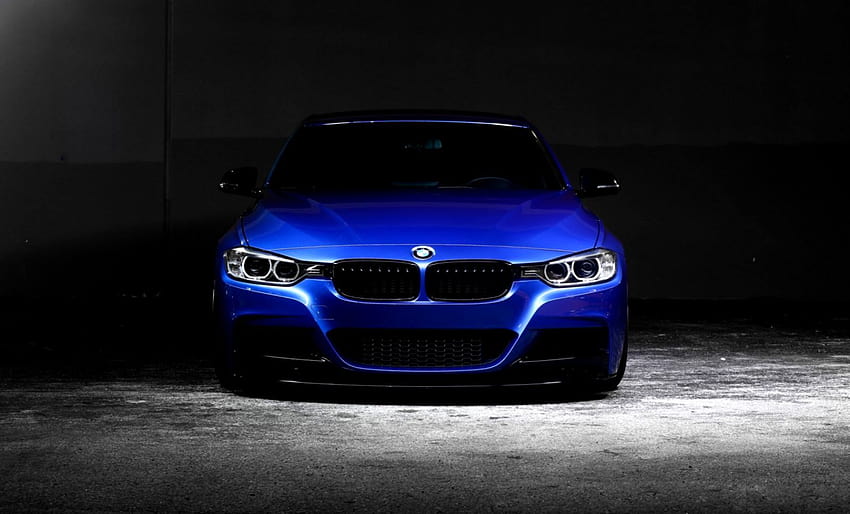 BMW F30, bmw azul fondo de pantalla