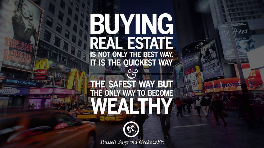 10 Quotes On Real Estate Investing And Property Investment HD wallpaper