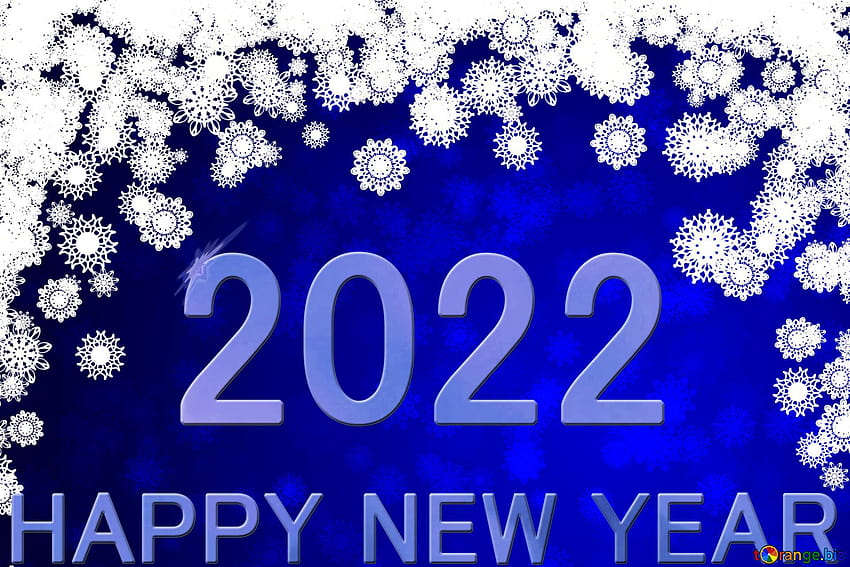 Blue backgrounds Christmas and new year Happy New Year 2022 on CC HD wallpaper