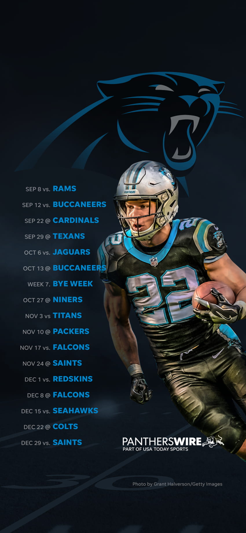 Carolina panthers schedule HD wallpapers