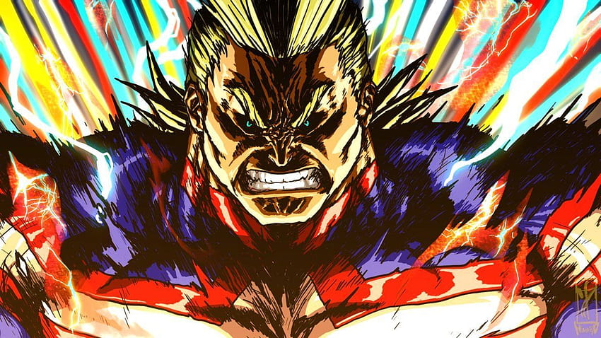 All Might enraged by Anythingguy HD wallpaper