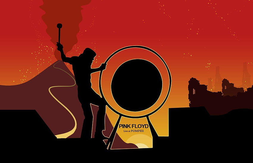 Pink Floyd Pompeii oleh ineedfire, pink floyd 2018 Wallpaper HD