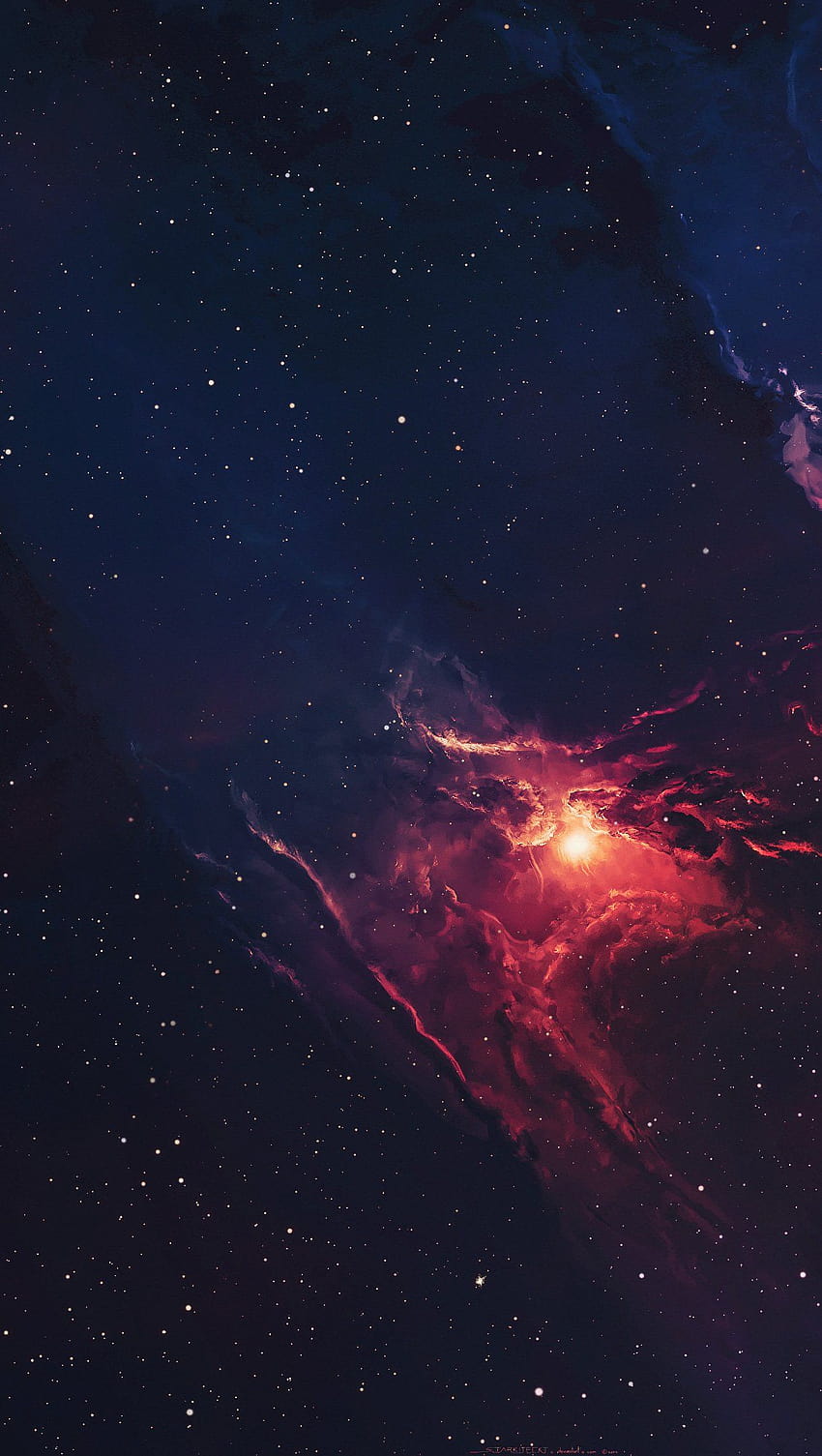 Space Stars Universe Nebula Ultra ID:3337, вертикално пространство HD тапет за телефон