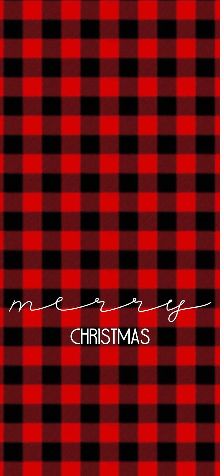 Buffalo plaid Merry Christmas backgrounds for iPhone xs Max, plaids christmas HD phone wallpaper