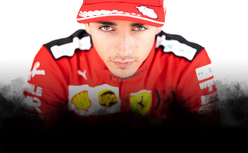 Шарл Льоклер – пилот на Scuderia Ferrari F1 Team HD тапет