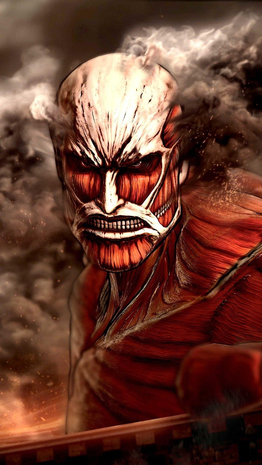 Attack on titan, shingeki no kyojin smartphone에 있는 핀 HD 전화 배경 화면